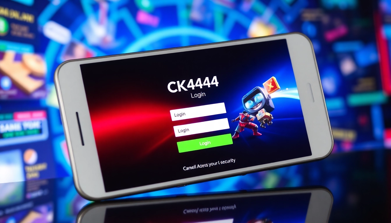 Step-by-step guide on how to use the ck4444 login app android safely for online gaming access and account management.