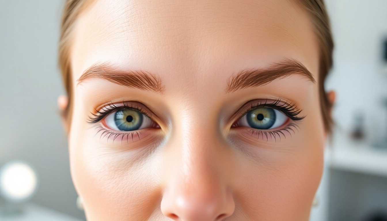 Professional image highlighting the benefits of Oberlidstraffung Zürich with a bright, open-eyed look post-surgery, emphasizing natural beauty and rejuvenation.