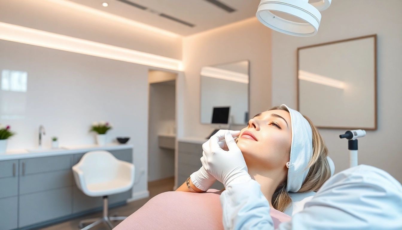 Botox Zürich: Experienced aesthetic doctor performing facial injection in Zürich clinic, natural and safe results.